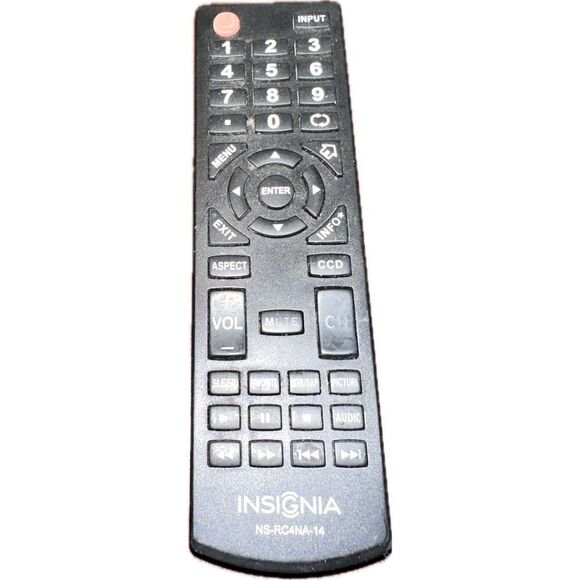 Insignia‎ TV Remote NS-RC4NA-14 For NS-65D50NA15B NS-46D400NA14 NO BATTERIES - Picture 1 of 2